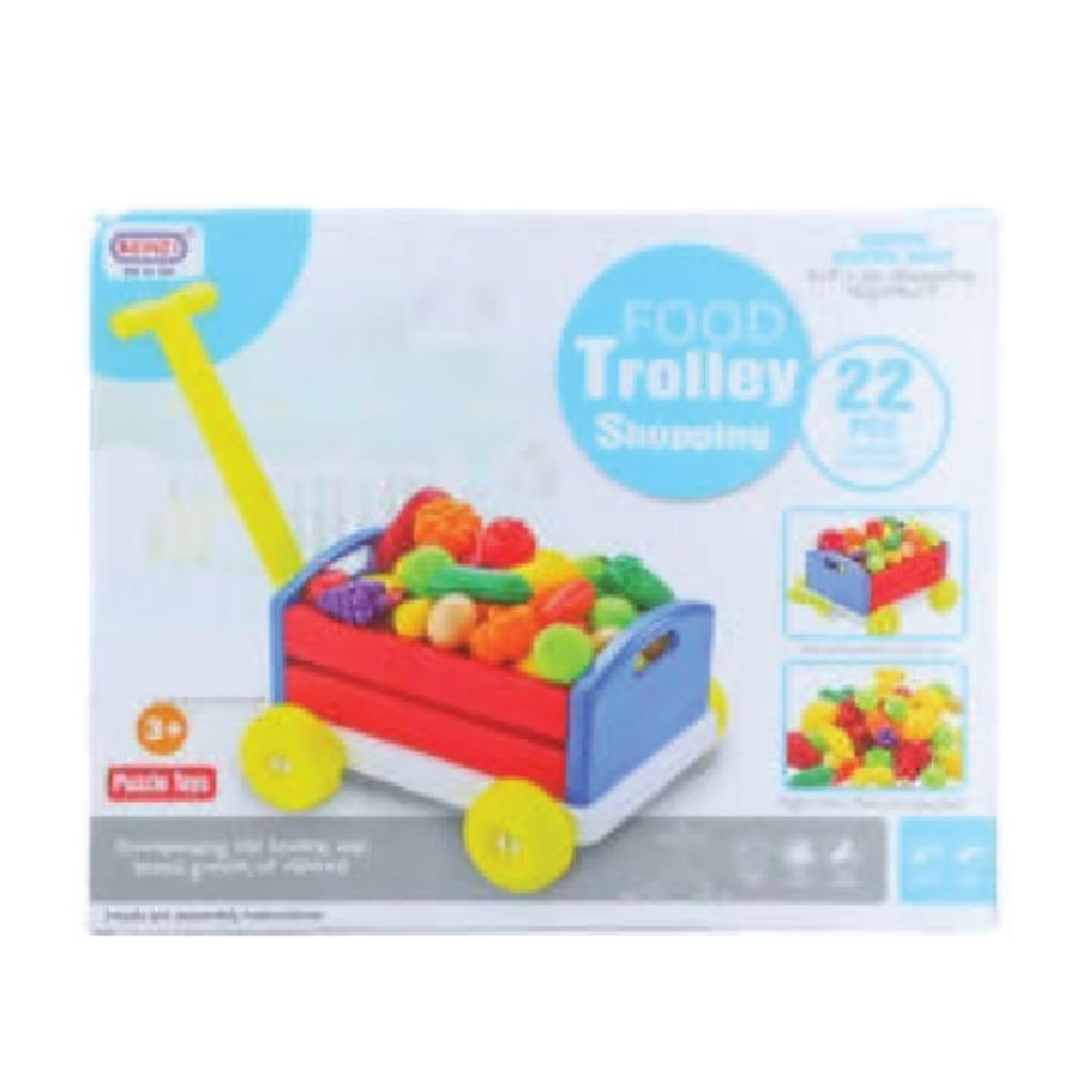 Food Trolley Shopping Set – 22 PCS